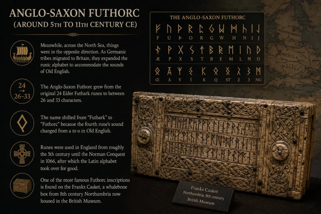 Anglo-Saxon Futhorc (Around 5th to 11th Century CE)