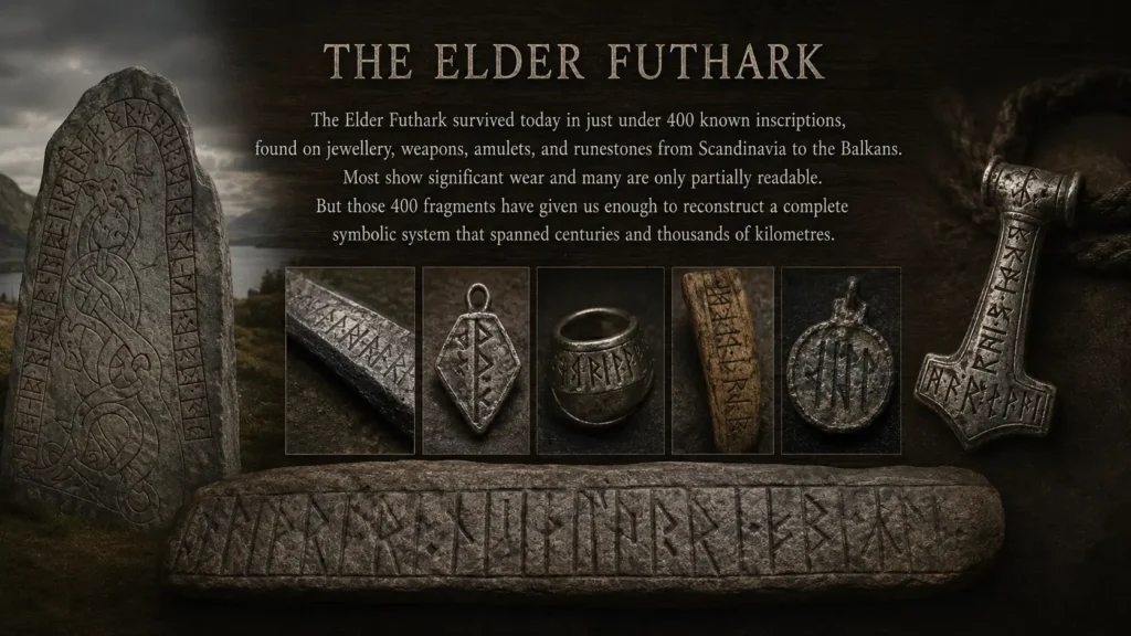 Elder Futhark artifacts collection