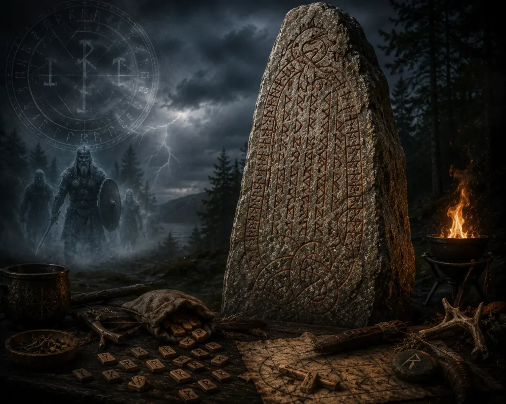 Norse runes magic and protection