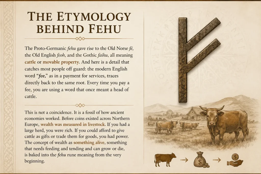 The Etymology Behind Fehu