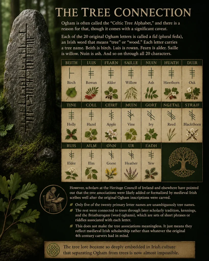 The tree connection Ogham and nature