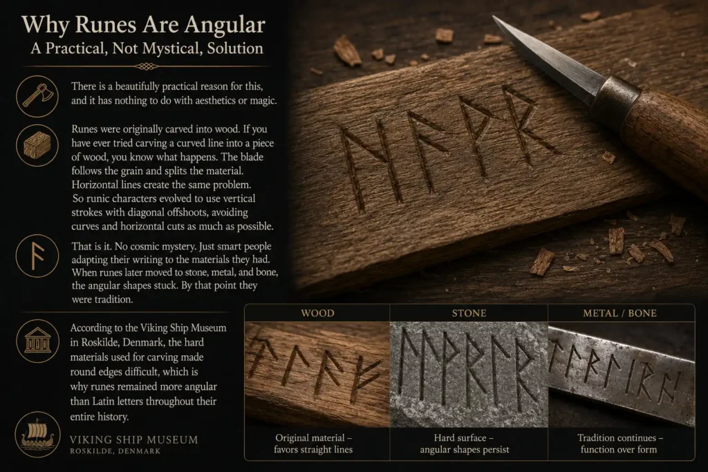Why Do Runes Look So Angular?